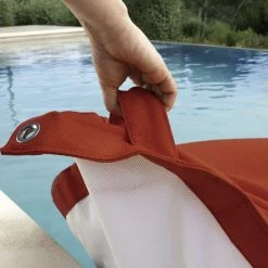 Pouf D'extérieur Fatboy Original Floatzac - Rouge -Bleu Piscine 103436 pouf exterieur fatboy original floatzac rouge poignee