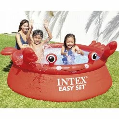 Piscinette Autoportée Intex Crabe 1,83 X 0,51 M -Bleu Piscine 26100np raviday piscine intex crabe ambiance min