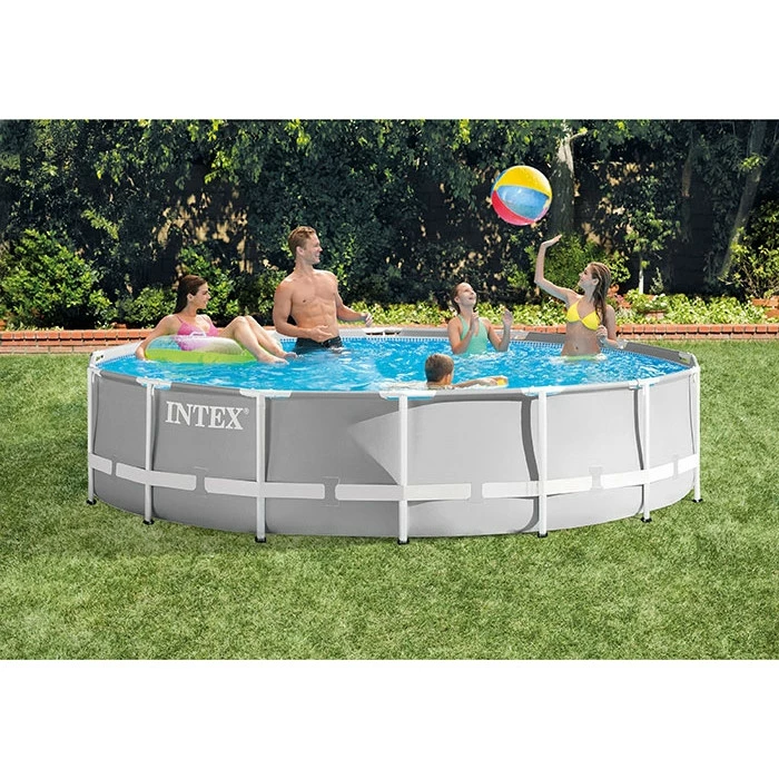 Piscine Tubulaire Ronde Intex Prism Frame 4,57 X 1,07 M 2 Piscine Tubulaire Ronde Intex Prism Frame 4,57 X 1,07 M – Image 2