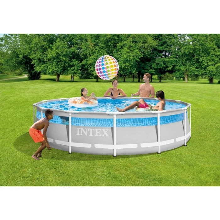Piscine Tubulaire Ronde Intex Prism Frame Clearview 4,27 X 1,07 M 3 Piscine Tubulaire Ronde Intex Prism Frame Clearview 4,27 X 1,07 M – Image 3