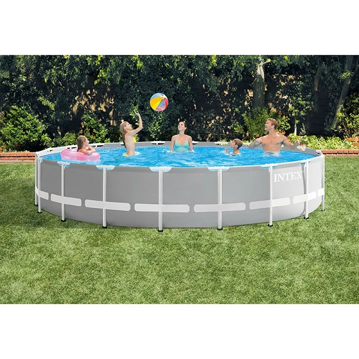 Piscine Tubulaire Ronde Intex Prism Frame 6,10 X 1,32 M 2 Piscine Tubulaire Ronde Intex Prism Frame 6,10 X 1,32 M – Image 2