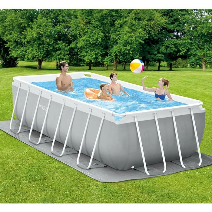 Piscine Tubulaire Rectangulaire Intex Prism Frame 4 X 2 X 1,22 M 2 Piscine Tubulaire Rectangulaire Intex Prism Frame 4 X 2 X 1,22 M – Image 2