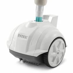Robot Aspirateur Pour Fond De Piscine Intex ZX50 -Bleu Piscine 28007ex fond blanc