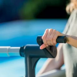 Enrouleur De Bâche Pour Piscine Hors-sol Intex -Bleu Piscine 28051 enrouleur bache bulles piscines rectangulaires 3