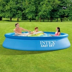 Piscine Autoportée Intex Easy Set 3,05 X 0,61 M Seule 5 Piscine Autoportée Intex Easy Set 3,05 X 0,61 M Seule -Bleu Piscine 28116np raviday piscine intex easy set 244 061 ambiance min