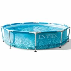 Piscine Tubulaire Intex Metal Frame Océan 3,05 X 0,76 M + Pompe Filtration à Cartouche 1 M³/h -Bleu Piscine 28208np raviday piscine intex metal frame ocean 305 076 4 min