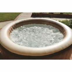 Spa Gonflable Intex PureSpa Sahara Energie + 4 Places Avec Couverture Thermique -Bleu Piscine 28404df 2 1 2