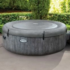 Spa Gonflable Intex PureSpa Baltik 4 Places -Bleu Piscine 28440ex spa gonflable baltik 4 places min