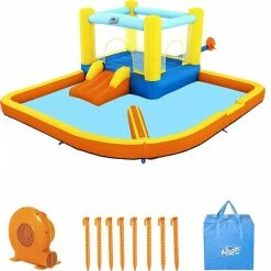 Aire De Jeux Bestway Beach Bounce (soufflerie En Continu) -Bleu Piscine 53381 pack complet min