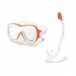 Kit Masque Et Tuba Intex Wave Rider 8 Ans Et +