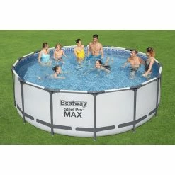 Piscine Tubulaire Ronde Bestway Power Steel 4,27 X 1,22 M -Bleu Piscine 5612x 3
