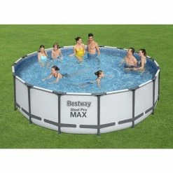 Piscine Tubulaire Ronde Bestway Power Steel 4,88 X 1,22 M 14 Piscine Tubulaire Ronde Bestway Power Steel 4,88 X 1,22 M -Bleu Piscine 5612z 3