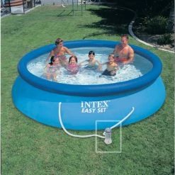 Piscine Autoportée Intex Easy Set 3,66 X 0,76 M + Épurateur -Bleu Piscine 56422