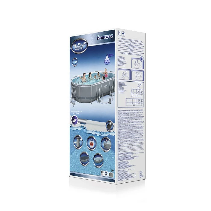 Piscine Tubulaire Bestway Power Steel Frame 4,88 X 3,05 X 1,07 M 5 Piscine Tubulaire Bestway Power Steel Frame 4,88 X 3,05 X 1,07 M – Image 5