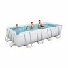 Piscine Tubulaire Rectangulaire Bestway Power Steel 5,49 X 2,74 X 1,22 M Avec Filtre à Sable