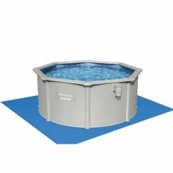 Piscine Hors-sol Bestway Ronde Hydrium 3 X 1,20 M -Bleu Piscine 56566 piscine bestway ronde hydrium 300 120 tapis
