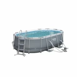 Piscine Tubulaire Bestway Power Steel Frame 4,24 X 2,50 X 1,00 M -Bleu Piscine 56620nf 56620gb 56620gs pr 2 reduit min