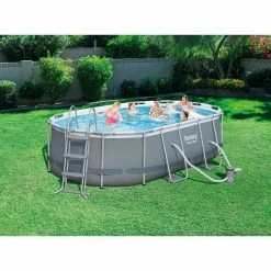 Piscine Tubulaire Bestway Power Steel Frame 4,24 X 2,50 X 1,00 M -Bleu Piscine 56620nf 56620gb 56620gs 2 reduit min