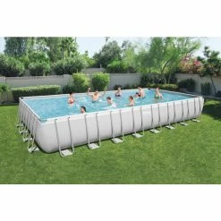 Piscine Tubulaire Rectangulaire Bestway Power Steel™ 9,56 X 4,88 X 1,32 M 10 Piscine Tubulaire Rectangulaire Bestway Power Steel™ 9,56 X 4,88 X 1,32 M -Bleu Piscine 56623 piscine tubulaire rectangulaire bestway power steeltm 9 56 x 4 88 x 1 32 m ambiance