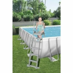 Piscine Tubulaire Rectangulaire Bestway Power Steel™ 9,56 X 4,88 X 1,32 M 11 Piscine Tubulaire Rectangulaire Bestway Power Steel™ 9,56 X 4,88 X 1,32 M -Bleu Piscine 56623 piscine tubulaire rectangulaire bestway power steeltm 9 56 x 4 88 x 1 32 m echelle