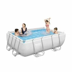 Piscine Tubulaire Rectangulaire Bestway Power Steel™ 2,82 X 1,96 X 0,84 M 7 Piscine Tubulaire Rectangulaire Bestway Power Steel™ 2,82 X 1,96 X 0,84 M -Bleu Piscine 56629 ambiance