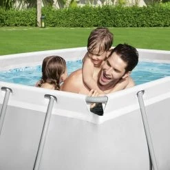 Piscine Tubulaire Rectangulaire Bestway Power Steel™ 2,82 X 1,96 X 0,84 M 8 Piscine Tubulaire Rectangulaire Bestway Power Steel™ 2,82 X 1,96 X 0,84 M -Bleu Piscine 56629 ambiance2