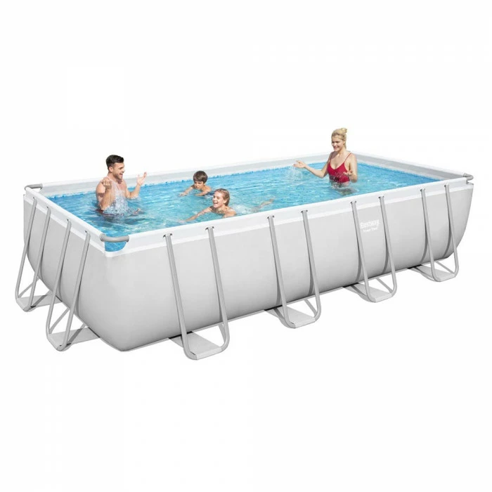 Piscine Tubulaire Rectangulaire Bestway Power Steel 4,88 X 2,44 X 1,22 M Avec Filtre à Sable 1 Piscine Tubulaire Rectangulaire Bestway Power Steel 4,88 X 2,44 X 1,22 M Avec Filtre à Sable