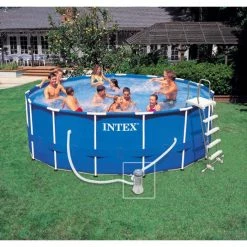 Kit Piscine Tubulaire Intex Metal Frame 4.57 X 1.22 M 8 Kit Piscine Tubulaire Intex Metal Frame 4.57 X 1.22 M -Bleu Piscine 56946fr with bkg
