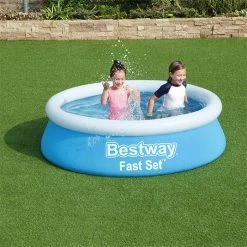 Piscine Autoportée Bestway Fast Set Ronde 1,83 X 0,51 M -Bleu Piscine 57392 piscine autoportee bestway 4