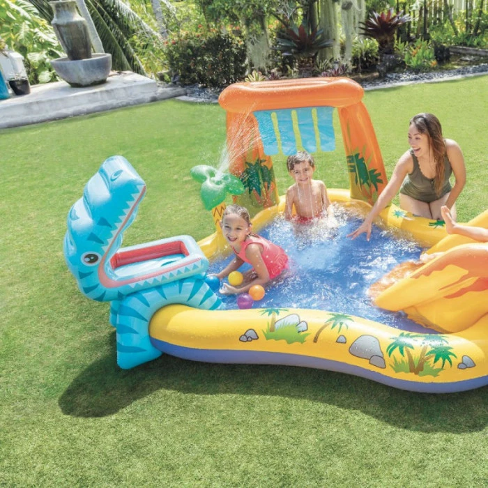 Aire De Jeux Gonflable Intex Jurassic / Dinosaure 5 Aire De Jeux Gonflable Intex Jurassic / Dinosaure – Image 5