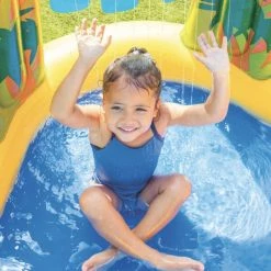 Aire De Jeux Gonflable Intex Jurassic / Dinosaure 17 Aire De Jeux Gonflable Intex Jurassic / Dinosaure -Bleu Piscine 57444np aire de jeux gonflable jurassic 4