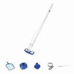 Kit De Nettoyage Pour Piscine Hors Sol Bestway Flowclear -Bleu Piscine 58234 raviday kit entreiten flowclear aquaclean piscine bestway 7