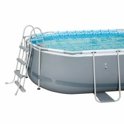 Piscine Tubulaire Bestway Power Steel Frame 4,24 X 2,50 X 1,00 M -Bleu Piscine 58330 02 grey pr reduit min