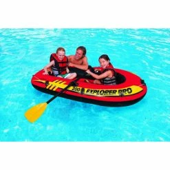 Bateau Gonflable INTEX Explorer Pro 200 + Rames -Bleu Piscine 58356 in use 859 4 1