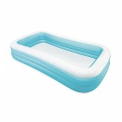 Piscine Gonflable Rectangulaire INTEX Family -Bleu Piscine 58484np petite piscine givree 1