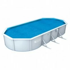 Bâche à Bulles Bestway Ovale 7,30 X 3,50 M Pour Piscine Hydrium De 7,40 X 3,60 X 1,20 M