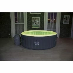 Spa Gonflable Bestway Lay-Z Spa BALI AirJet 4 Places -Bleu Piscine 60009 spa gonflable bestway lay z spa bali led vert