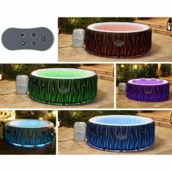 Spa Gonflable Bestway Lay-Z Spa HOLLYWOOD AirJet 6 Places -Bleu Piscine 60059 spa gonflable bestway lay z spa hollywood couleurs