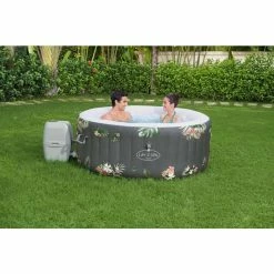 Spa Gonflable Bestway Lay-Z Spa ARUBA AirJet 3 Places -Bleu Piscine 60061 spa gonflable bestway lay z spa aruba ambiance 2