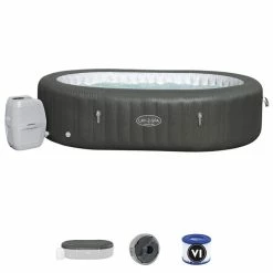 Spa Gonflable Bestway Lay-Z Spa MAURITIUS AirJet 7 Places -Bleu Piscine 60067 spa gonflable bestway lay z spa mauritius accessoires inclus