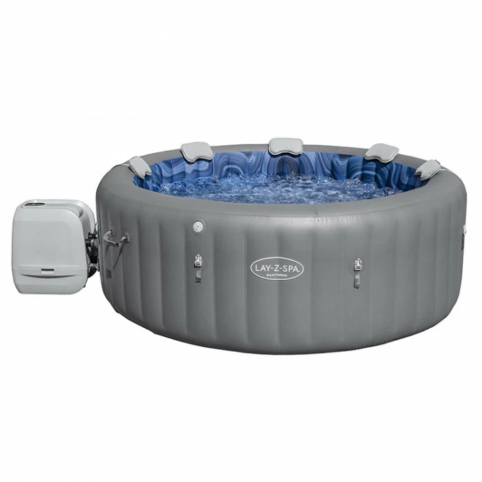 Spa Gonflable Bestway Lay-Z Spa SANTORINI HydroJet Pro 7 Places 1 Spa Gonflable Bestway Lay-Z Spa SANTORINI HydroJet Pro 7 Places
