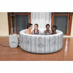 Spa Gonflable Bestway Lay-Z Spa FIJI AirJet 4 Places 6 Spa Gonflable Bestway Lay-Z Spa FIJI AirJet 4 Places -Bleu Piscine 60085 spa gonflable bestway lay z spa fidji ambiance