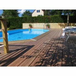 Piscine En Bois Octogonale Ubbink Océa 6,10 X 4,00 X 1,30 M - Liner Bleu 5 Piscine En Bois Octogonale Ubbink Océa 6,10 X 4,00 X 1,30 M - Liner Bleu -Bleu Piscine 7504508 piscine bois octogonale ubbink ocea 400 610 bleu ambiance 2