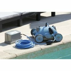 Robot Nettoyeur Fond De Piscine Ubbink Robotclean 2 -Bleu Piscine 7504638 robot nettoyeur fond piscine ubbink robotclean 2 ambiance 4