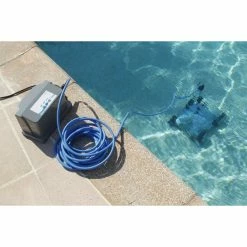Robot Nettoyeur Fond De Piscine Ubbink Robotclean 2 -Bleu Piscine 7504638 robot nettoyeur fond piscine ubbink robotclean 2 fond