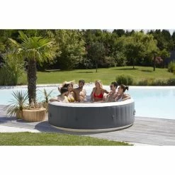 Spa Gonflable Ubbink Infinite Spa XTRA 8 Places 12 Spa Gonflable Ubbink Infinite Spa XTRA 8 Places -Bleu Piscine 8680016 spa gonflable ubbink infinite spa xtra 8 places ambiance