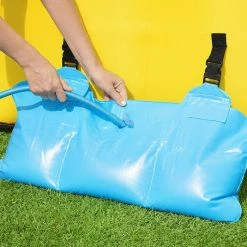 Aire De Jeux Avec Toboggan, Pataugeoire Et Canon à Eau Bestway Mont Splashmore -Bleu Piscine aire jeux bestway mont splashmore 53345 7