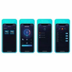 Spa Gonflable Intex Pure Spa Ardoise 6 Places 21 Spa Gonflable Intex Pure Spa Ardoise 6 Places -Bleu Piscine app wifi spa 1