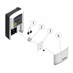 Tuyau Pour Pompe Doseuse Automatic PH Bayrol (2017-2020) -Bleu Piscine automatic bayrol vue eclatee eau2