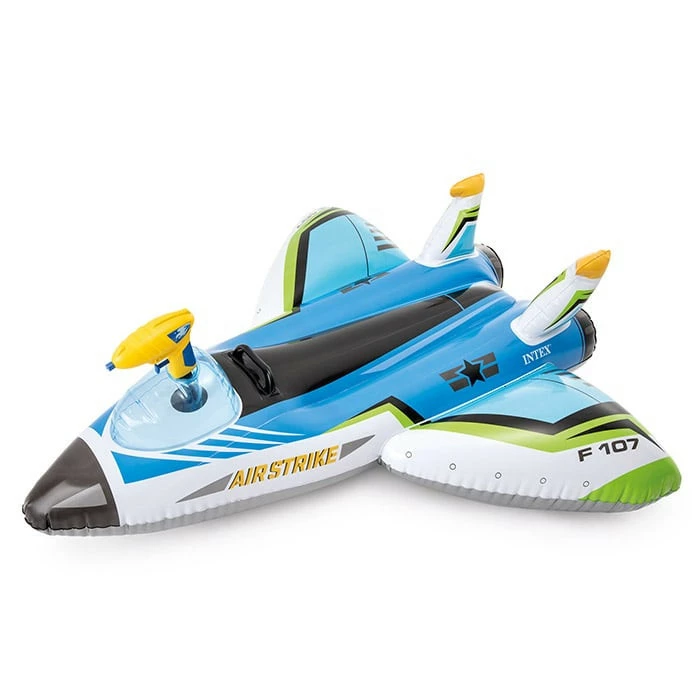 Avion Gonflable Intex + Pistolet à Eau - Bleu 1 Avion Gonflable Intex + Pistolet à Eau - Bleu